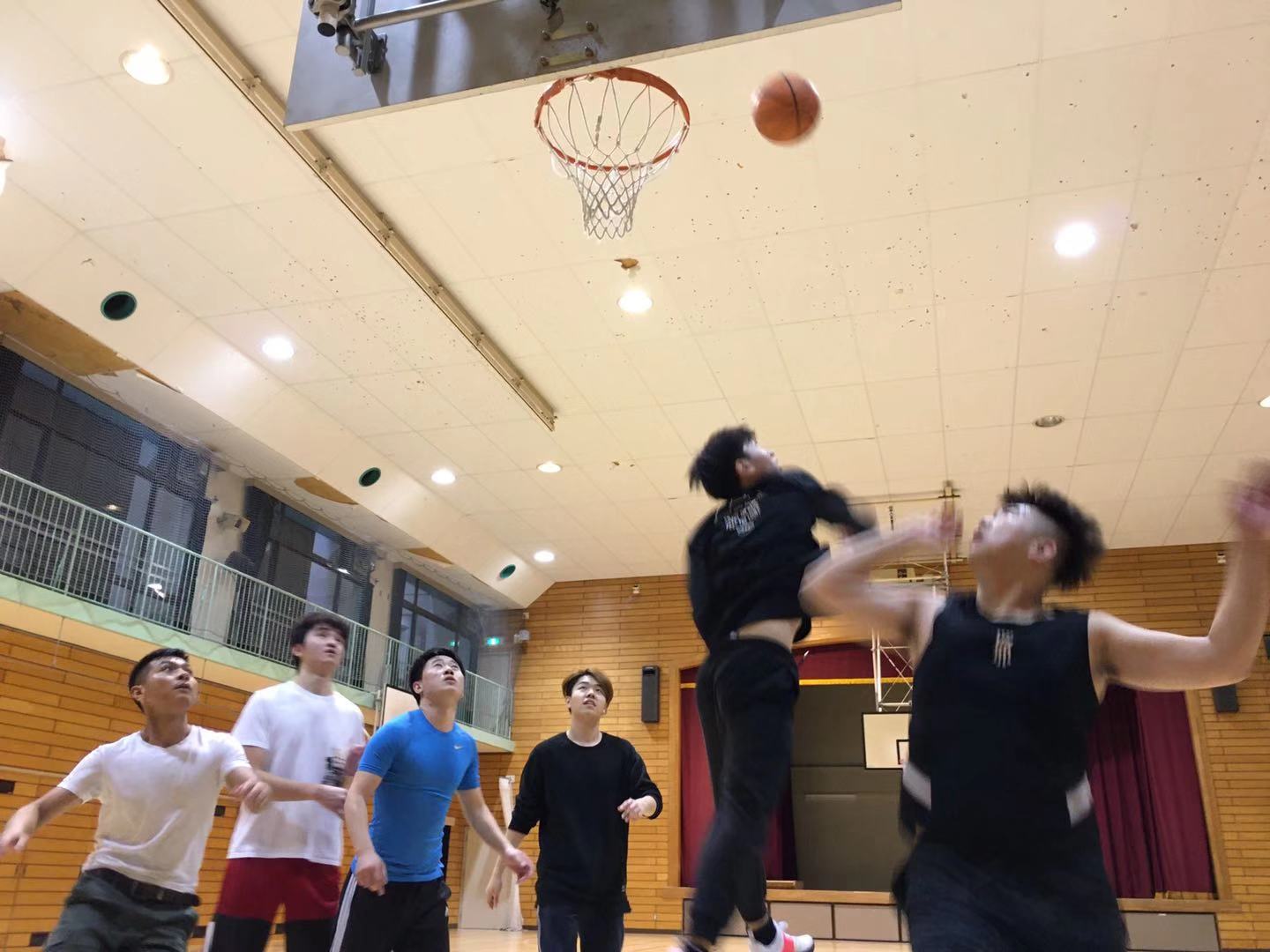 New club activity -basketball-