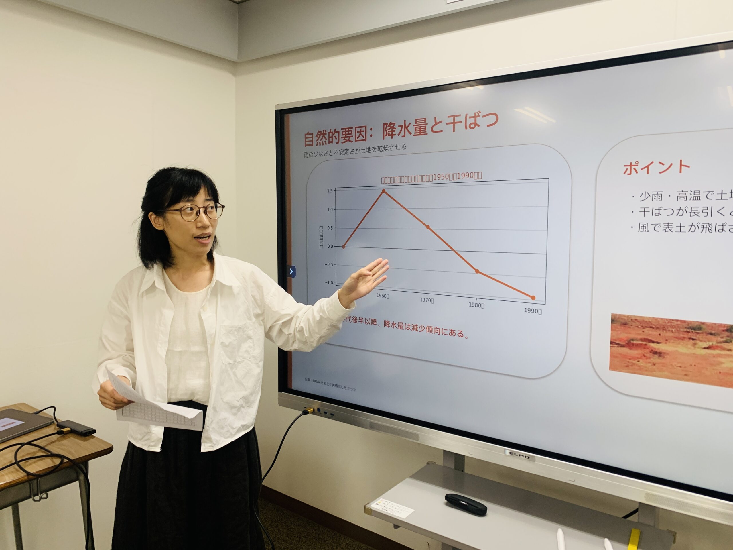 上級クラスの活動～日本語でのプレゼンテーション～